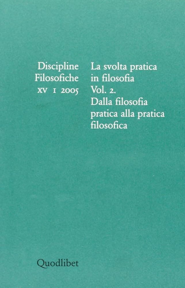 DISCIPLINE FILOSOFICHE XV 1/2005