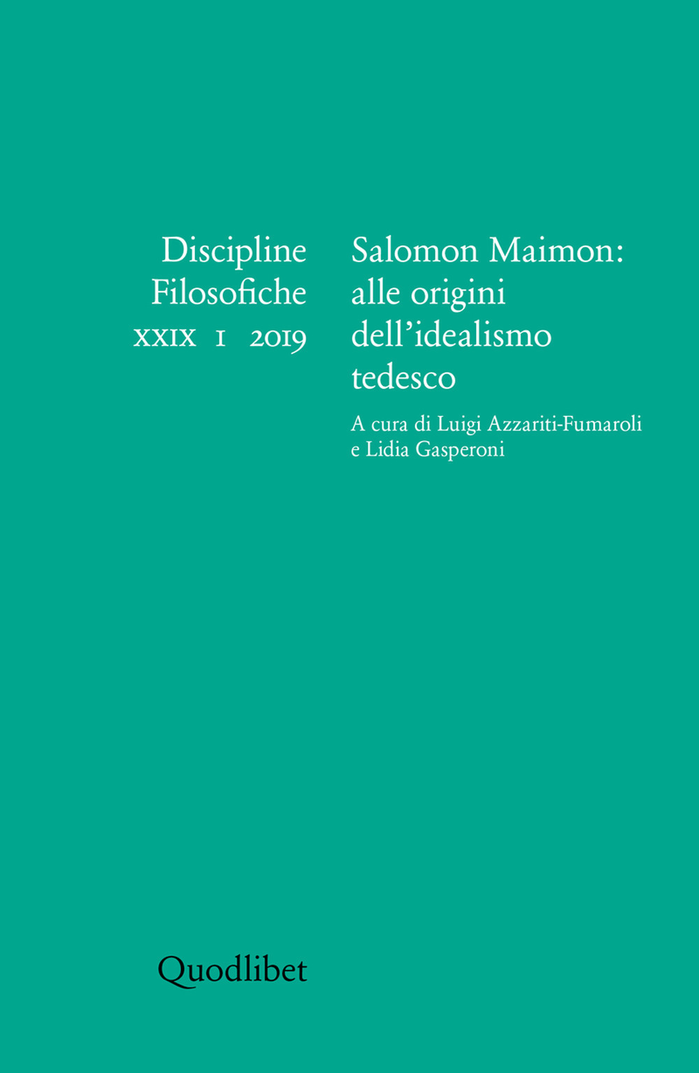 DISCIPLINE FILOSOFICHE (2019)