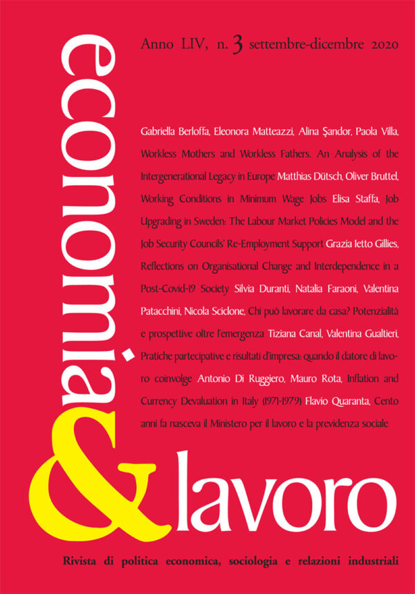 ECONOMIA & LAVORO (2020)