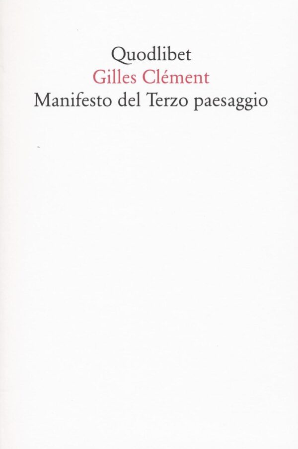 MANIFESTO DEL TERZO PAESAGGIO