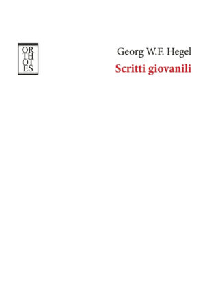 SCRITTI GIOVANILI