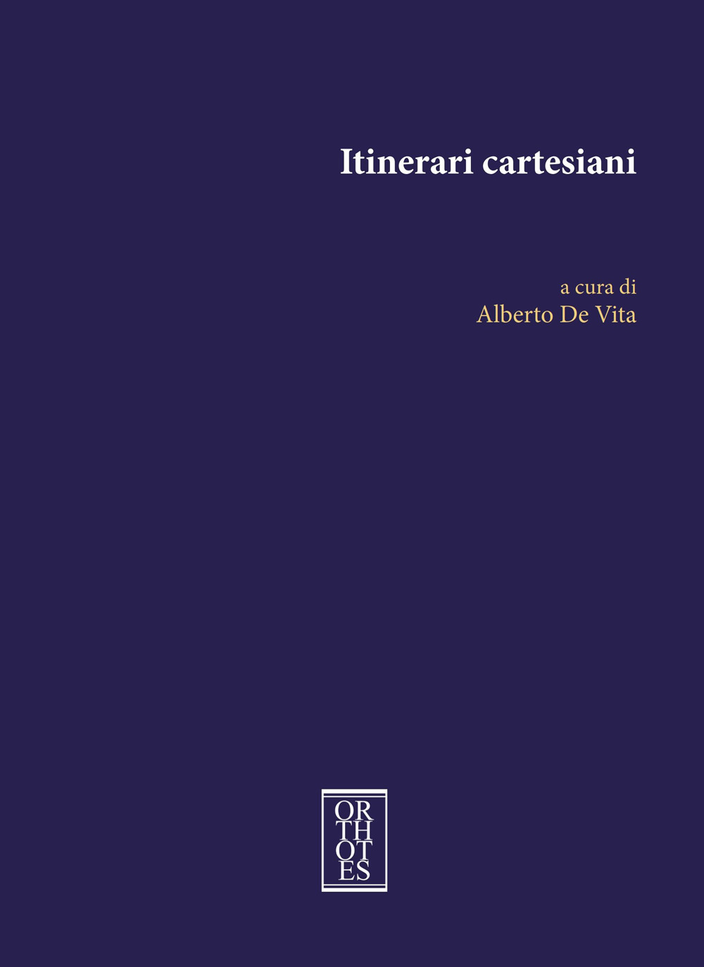 ITINERARI CARTESIANI