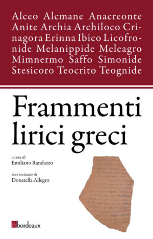 FRAMMENTI LIRICI GRECI