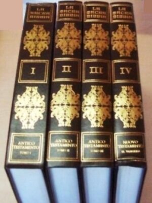 LA SACRA BIBBIA VOL 1 - 2 - 3 - 4