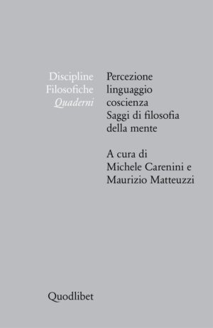 PERCEZIONE LINGUAGGIO COSCIENZA