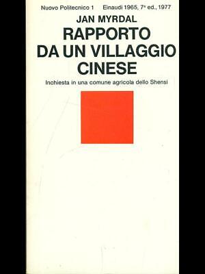 RAPPORTO DA UN VILLAGGIO CINESE Nuovo politecnico 1