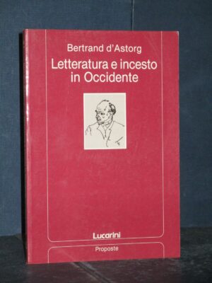 LETTERATURA E INCESTO IN OCCIDENTE