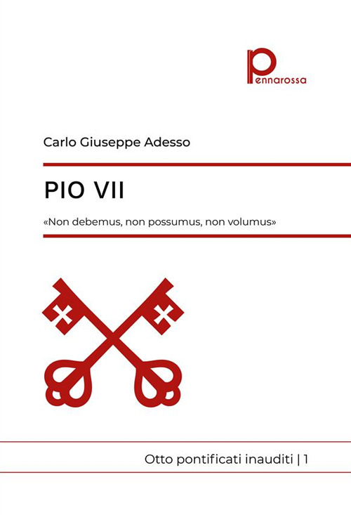 PIO VII. «NON DEBEMUS, NON POSSUMUS, NON VOLUMUS». OTTO PONTIFICATI INAUDITI