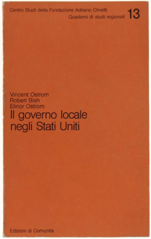 IL GOVERNO LOCALE NEGLI STATI UNITI