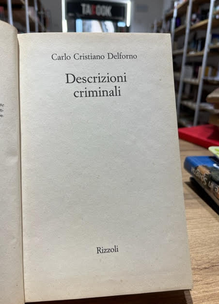 DESCRIZIONI CRIMINALI