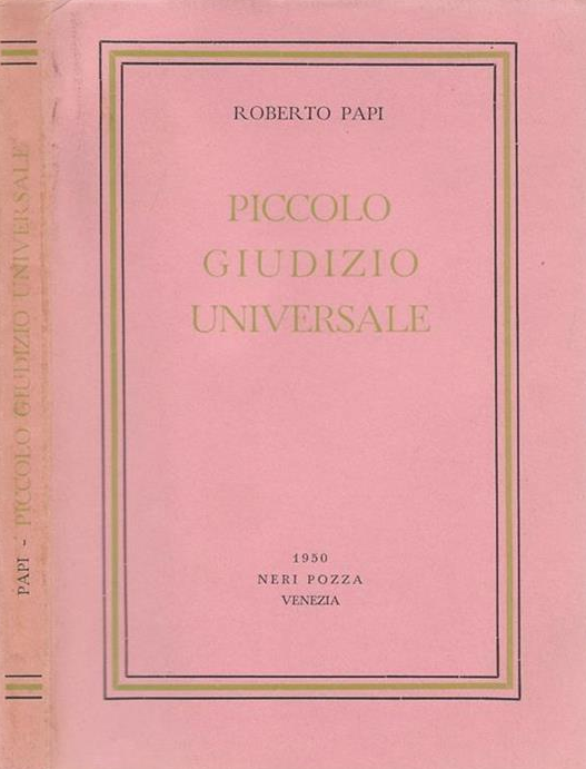 PICCOLO GIUDIZIO UNIVERSALE