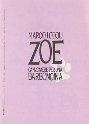 ZOE. CANZONIERE PER UNA BARBONCINA