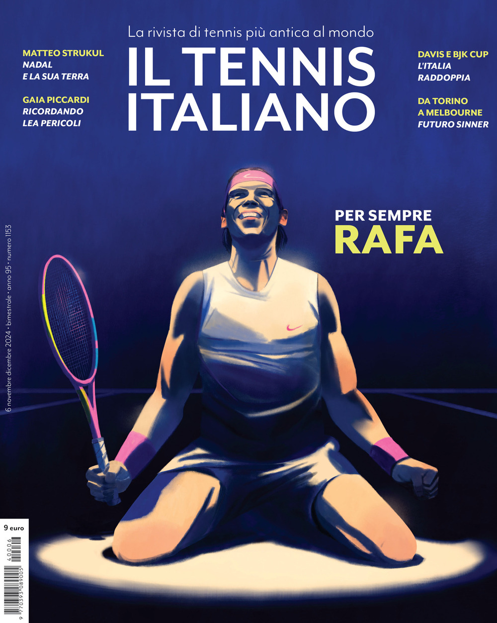 TENNIS ITALIANO. NOVEMBRE-DICEMBRE (2024) (IL) ANNO 95 NUMERO 1153