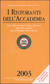 RISTORANTI DELL'ACCADEMIA 2003 (I)