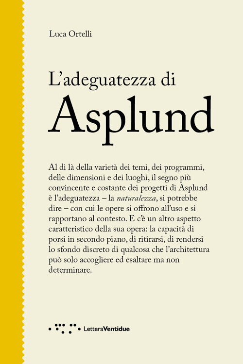 ADEGUATEZZA DI ASPLUND (L’)