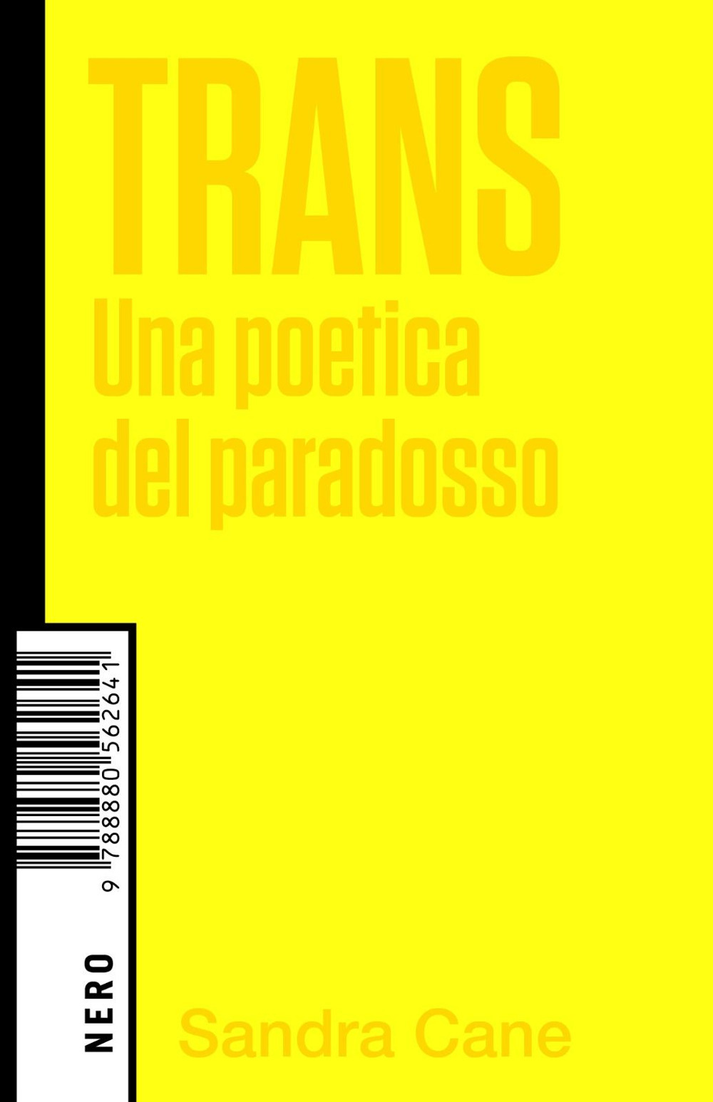 TRANS. UNA POETICA DEL PARADOSSO