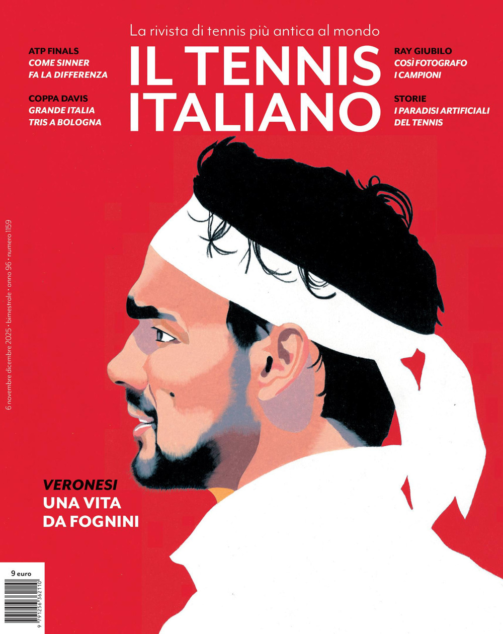 TENNIS ITALIANO. NOVEMBRE-DICEMBRE 2025 ANNO 96 N.1159
