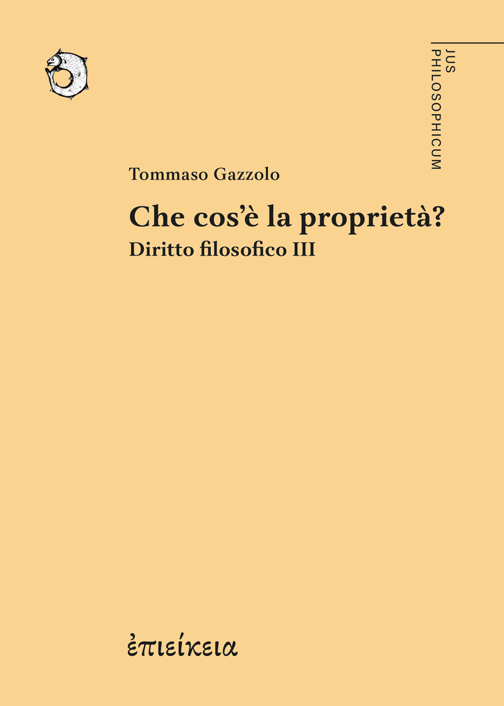 CHE COS'E' LA PROPIETA' ? DIRITTO FILOSOFICO III