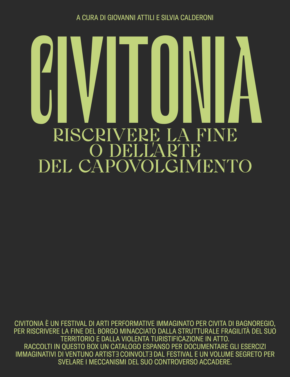 CIVITONIA. RISCRIVERE LA FINE O DELL’ARTE DEL CAPOVOLGIMENTO